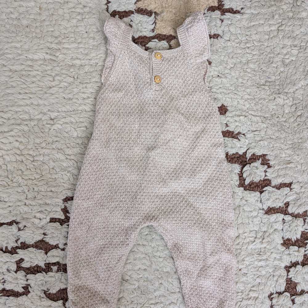 Zara Cream Knit Kids One Piece